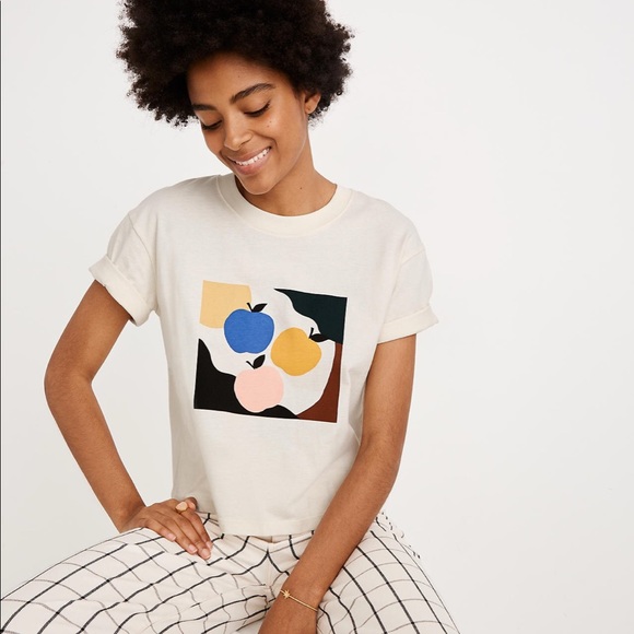 Madewell Tops - ***SOLD*** [Madewell] Apple Picking CropTee